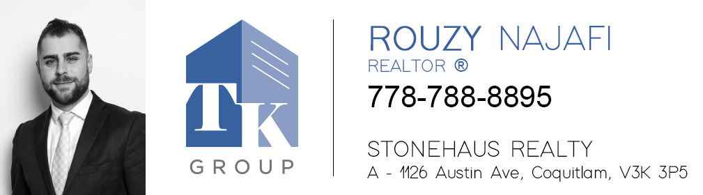 Rouzy Najafi Real Estate | A-1126 Austin Ave, Coquitlam, BC V3K 3P5, Canada | Phone: (778) 788-8895