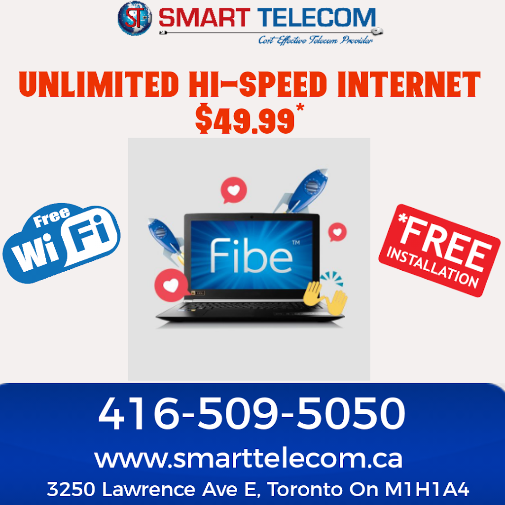 SMART TELECOM | 3250 Lawrence Ave E, Toronto, ON M1H 1A4, Canada | Phone: (416) 509-5050