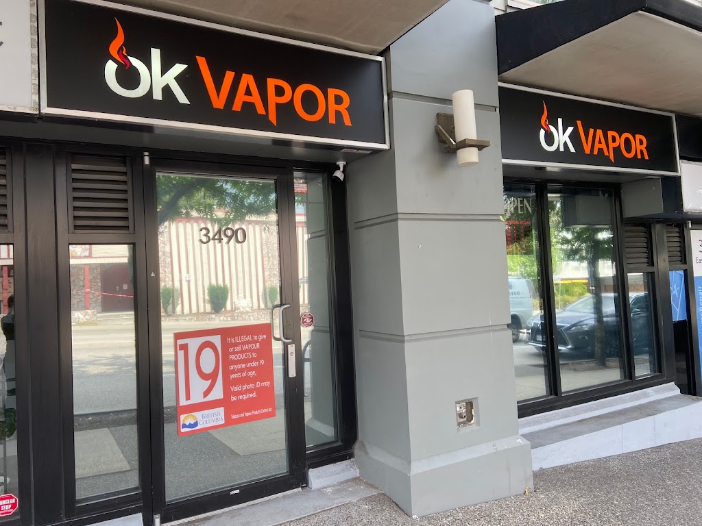 Ok Vapor E Hastings | 3490 E Hastings St, Vancouver, BC V5K 0A3, Canada | Phone: (604) 293-1888