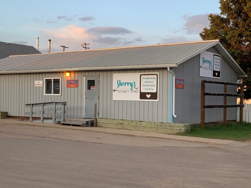 Sherrys Scrap n Shop | 1 Park St, Erskine, AB T0C 1G0, Canada | Phone: (403) 742-0604