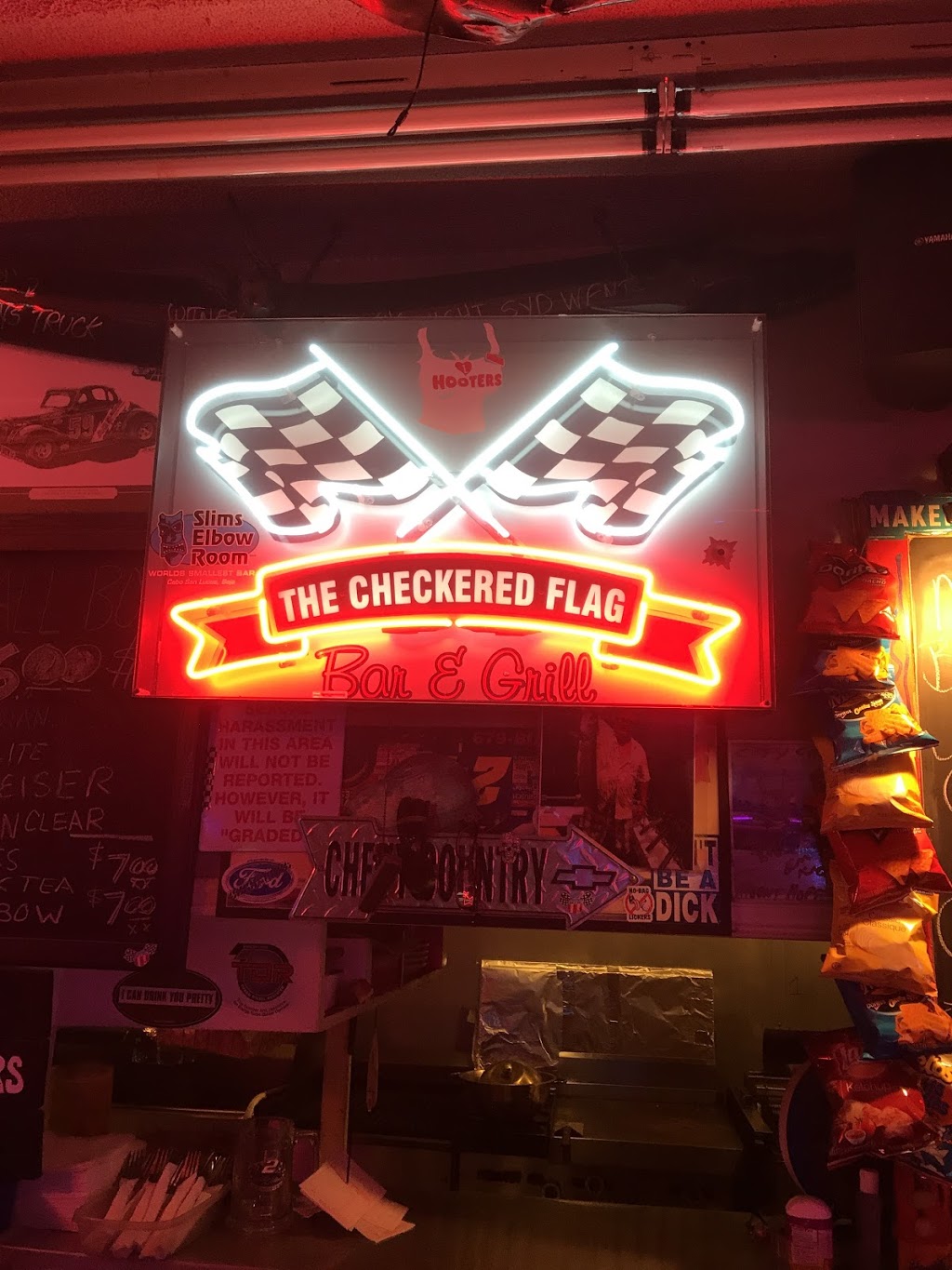 Checkered Flag Bar & Grill | 3761 Upper James St, Mount Hope, ON L0R 1W0, Canada | Phone: (905) 679-2419