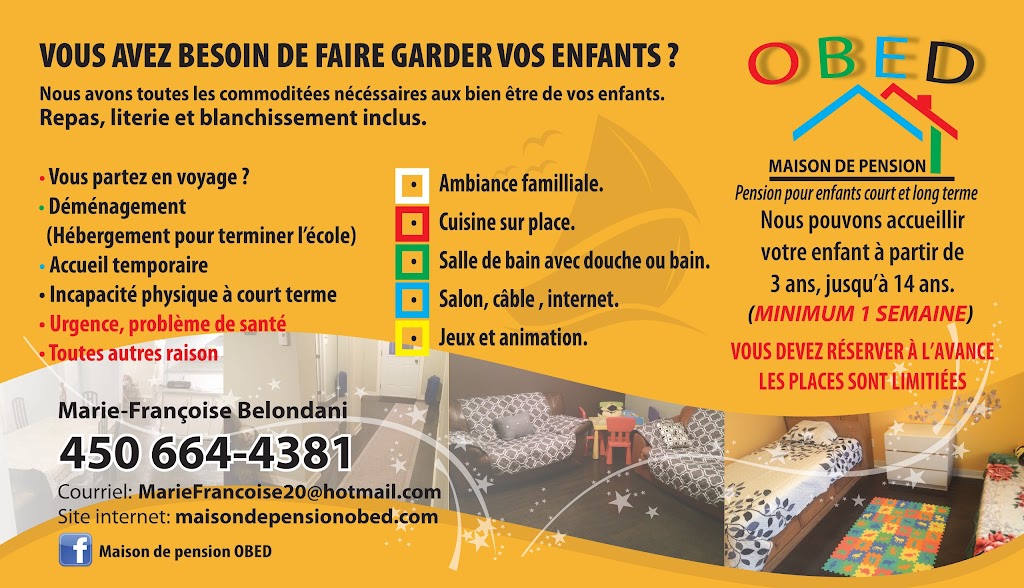 Obed | 5235 Boul Lévesque E, Laval, QC H7C 1N4, Canada | Phone: (450) 664-4381