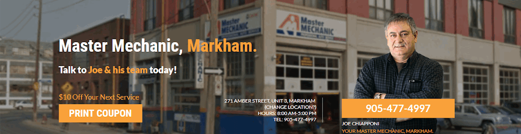 Master Mechanic Markham | 271 Amber St #3, Markham, ON L3R 3J7, Canada | Phone: (905) 477-4997