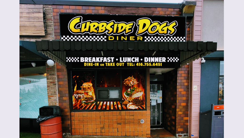 CurbsideDogs Diner | 629 Pharmacy Ave, Scarborough, ON M1L 3H3, Canada | Phone: (416) 755-6451