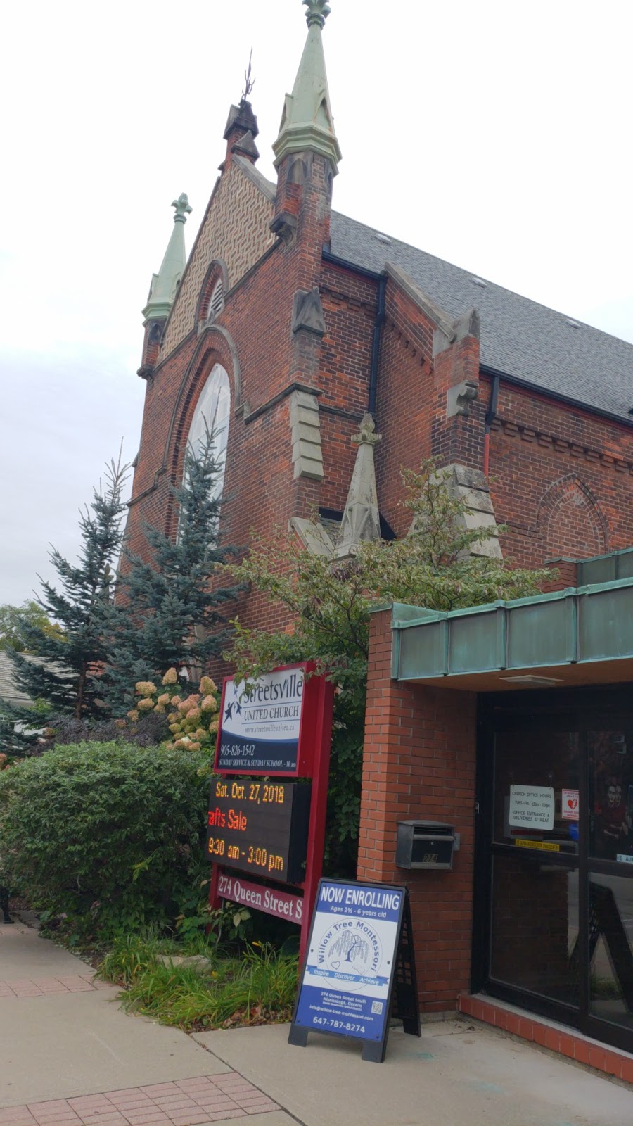 Streetsville United Church | 274 Queen St S, Mississauga, ON L5M 1L8, Canada | Phone: (905) 826-1542