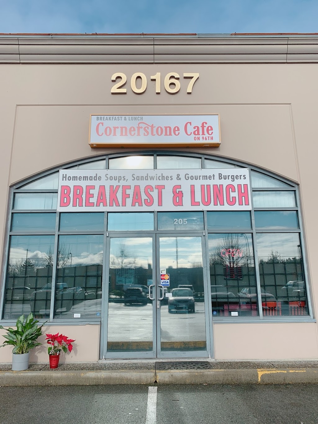 Cornerstone cafe on 96th | 20167 96 Ave #205, Langley City, BC V1M 3C5, Canada | Phone: (604) 371-4042