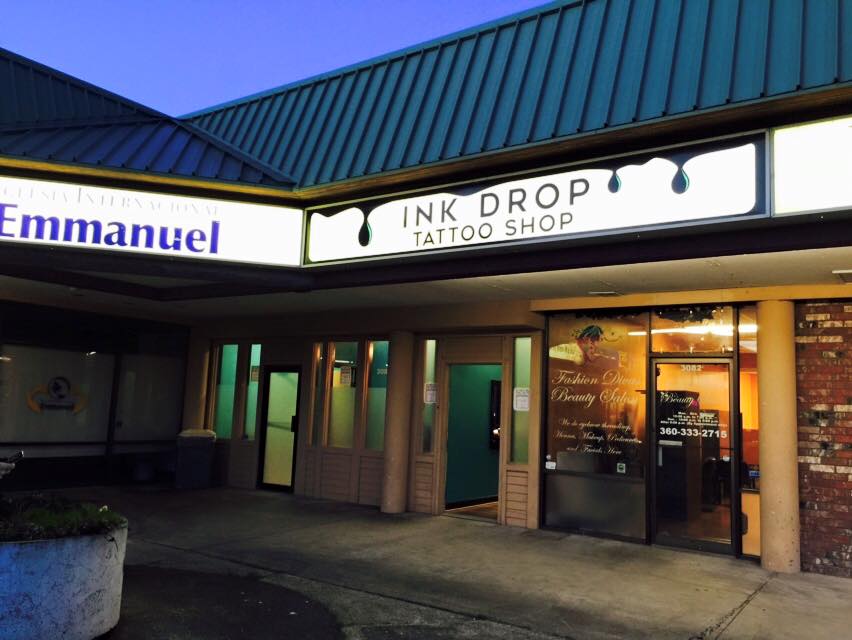 Ink Drop Tattoo Shop | 3084 Northwest Ave, Bellingham, WA 98225, USA | Phone: (360) 393-3897