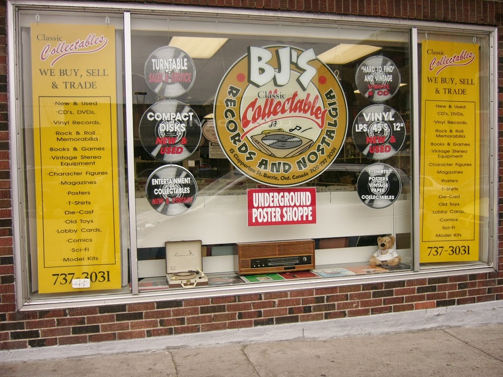 BJ Records & Nostalgia | 13 Clapperton St, Barrie, ON L4M 3E4, Canada | Phone: (705) 737-3031