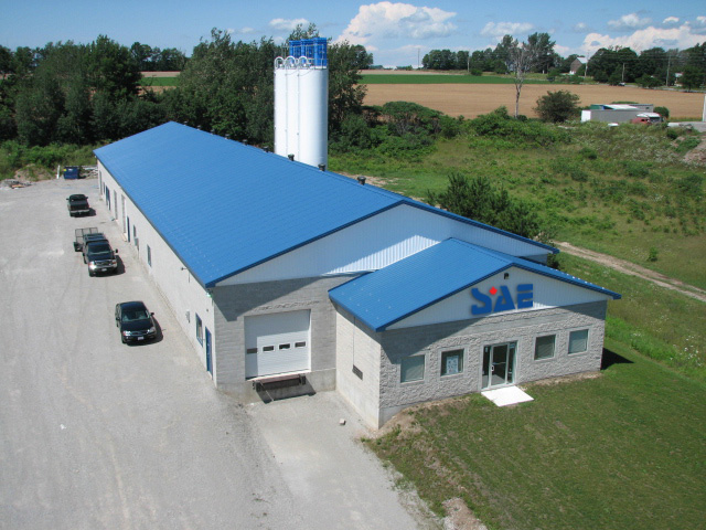 SAE Inc. Manufacturing Plant | 8 Bertram Industrial Pkwy, Midhurst, ON L0L 1X0, Canada | Phone: (705) 722-3308