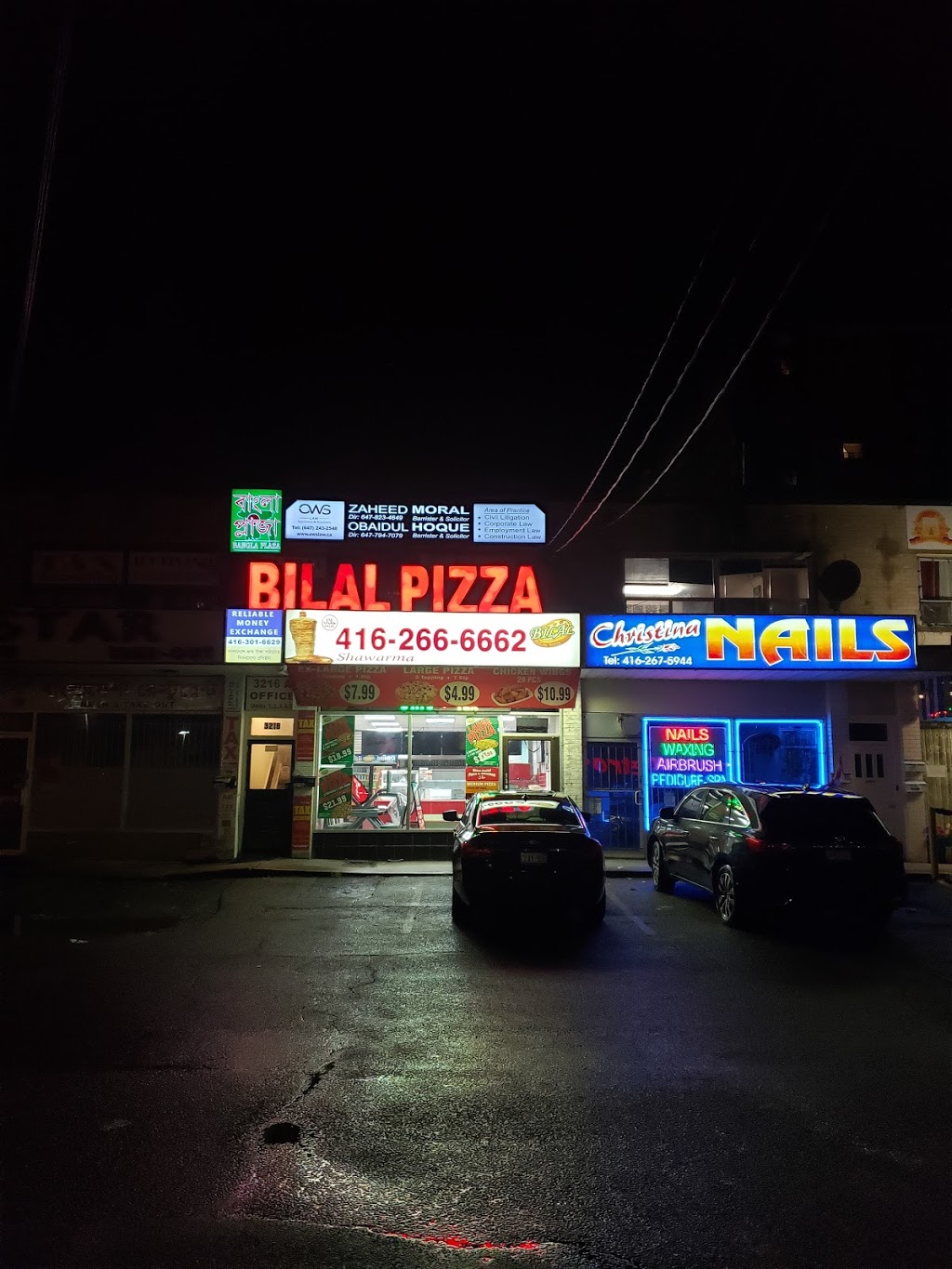 Bilal Pizza | Next to Premium Sweet, 3218 Eglinton Ave E, Scarborough, ON M1J 2H7, Canada | Phone: (416) 266-6662
