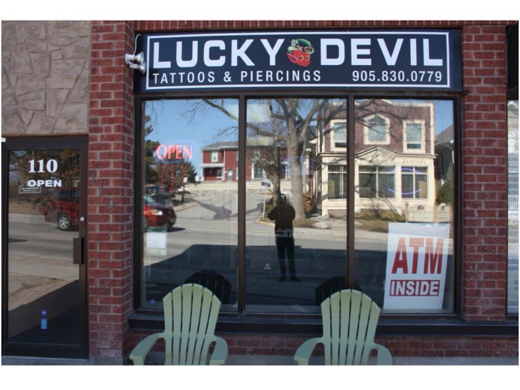 Lucky Devil Tattoos & Piercing | 110 Main St S, Newmarket, ON L3Y 3Y7, Canada | Phone: (905) 830-0779