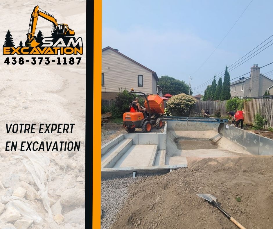 SAM Excavation Inc. (Excavation Rive Sud). | 5859 Rue de lENA, Saint-Hubert, QC J3Y 8Y9, Canada | Phone: (514) 891-9933