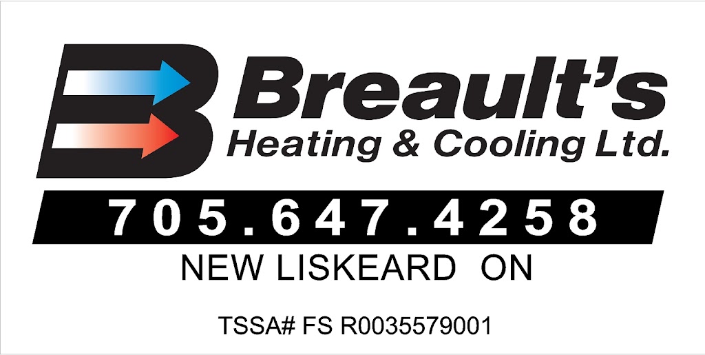 Breaults Heating & Cooling Ltd | 744038 Brazeau Blvd, Temiskaming Shores, ON P0J 1P0, Canada | Phone: (705) 647-4258