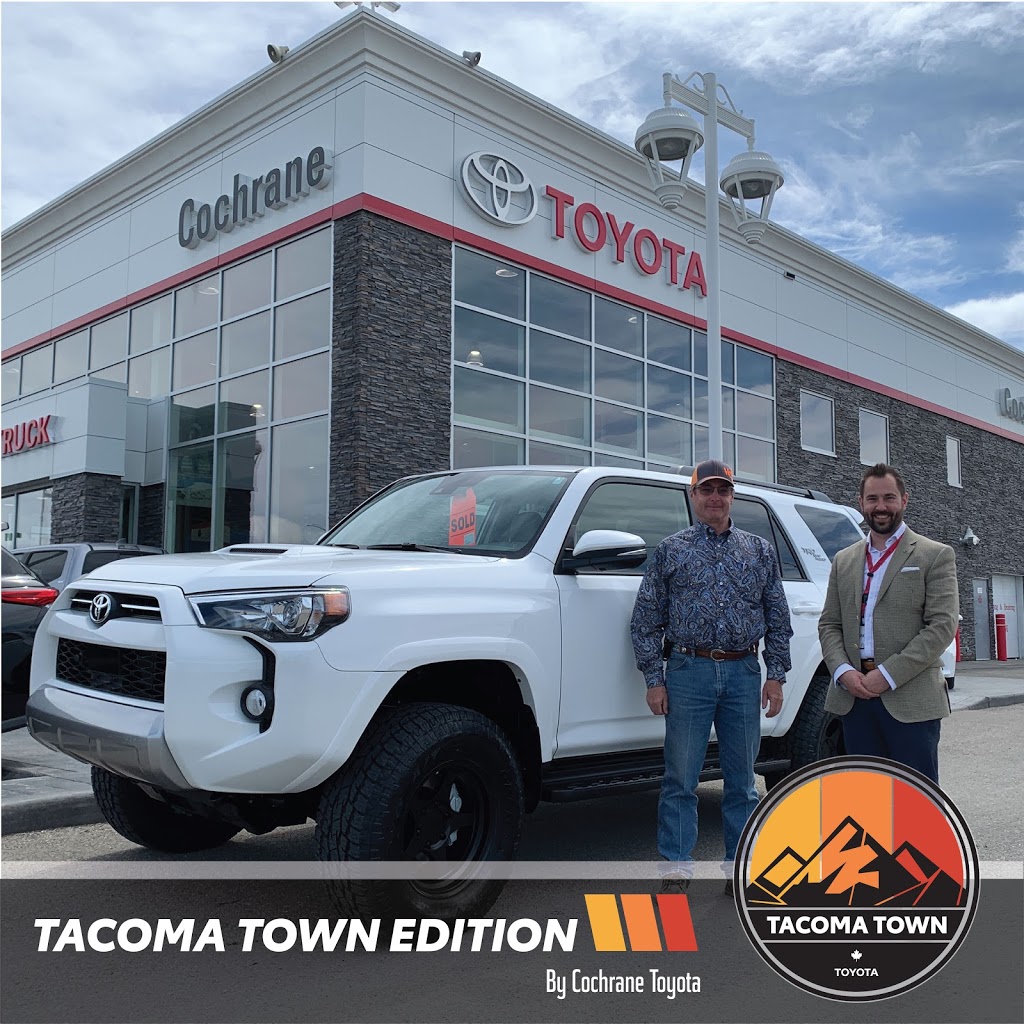 Cochrane Toyota + Tacoma Town | 8 River Heights Dr, Cochrane, AB T4C 0N8, Canada | Phone: (403) 932-9900