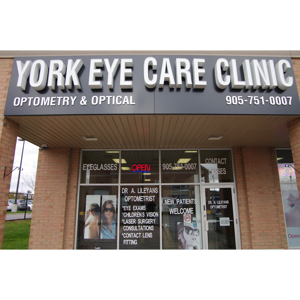 York Eye Care Clinic | 302 Wellington St E Unit #1, Aurora, ON L4G 1J5, Canada | Phone: (905) 751-0007