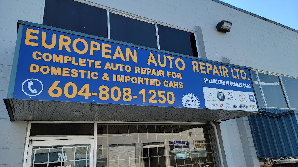 EUROPEAN AUTO REPAIR LTD | 8462 162 Street #206, 8462 162 St #207, Surrey, BC V4N 1B4, Canada | Phone: (604) 808-1250