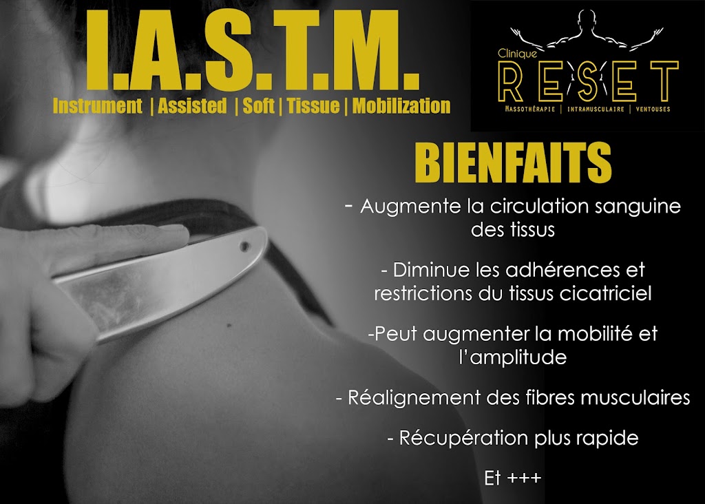 Clinique de massothérapie Reset | 911 R. Vinet, Salaberry-de-Valleyfield, QC J6S 0C9, Canada | Phone: (450) 288-3719