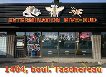 RIVE-SUD Extermination Exterminateur Exterminator Fourmis-Guêpes | 1402 Boulevard Taschereau, LeMoyne, QC J4P 3M6, Canada | Phone: (514) 400-0055