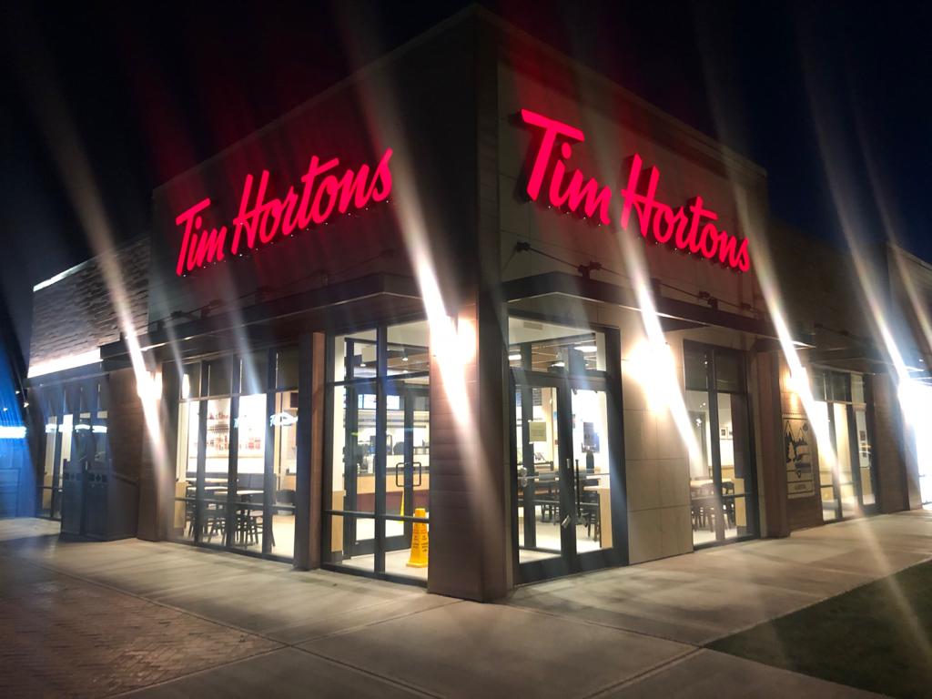 Tim Hortons | 2443 54 Ave SW, Calgary, AB T3E 1M8, Canada | Phone: (587) 619-1282