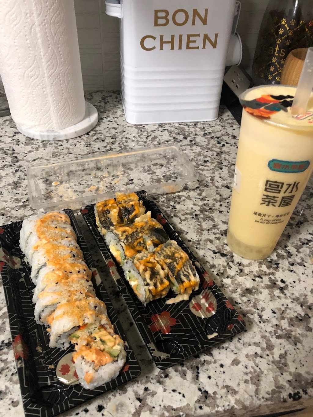 Genki Sushi & Bubble Tea | 280 Lester St Unit 116, Waterloo, ON N2L 3W5, Canada | Phone: (519) 208-2172