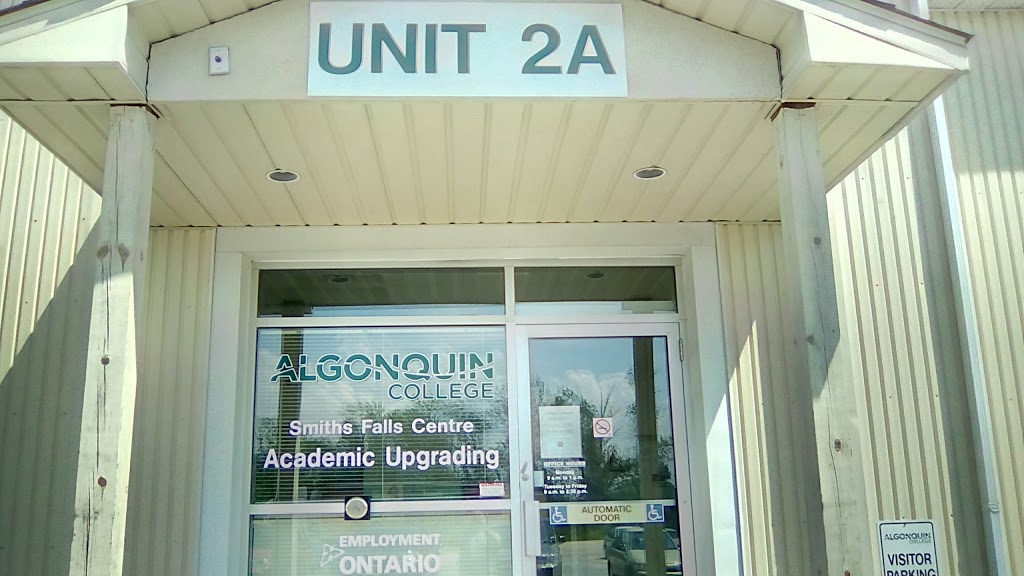 Algonquin College Smiths Falls Center Academic Upgrading | 1W3, 52 Abbott St N Unit 2A, Smiths Falls, ON K7A 1W3, Canada | Phone: (613) 727-4723 ext. 3537