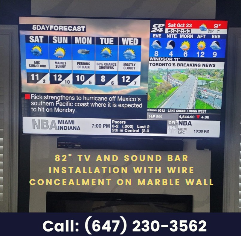 Tv Installation GTA | 27 Gardenia Way, Caledon, ON L7C 1B1, Canada | Phone: (647) 230-3562