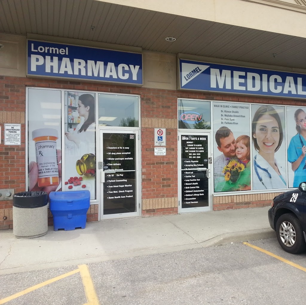 Lormel Pharmacy | 10 Lormel Gate #8, Brampton, ON L7A 2K3, Canada | Phone: (905) 846-6800
