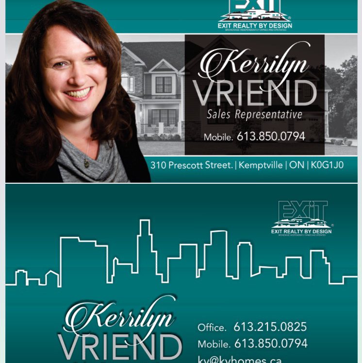 Kerrilyn Vriend Sales Representative Exit Realty By Design | 310 Prescott St, Kemptville, ON K0G 1J0, Canada | Phone: (613) 850-0794