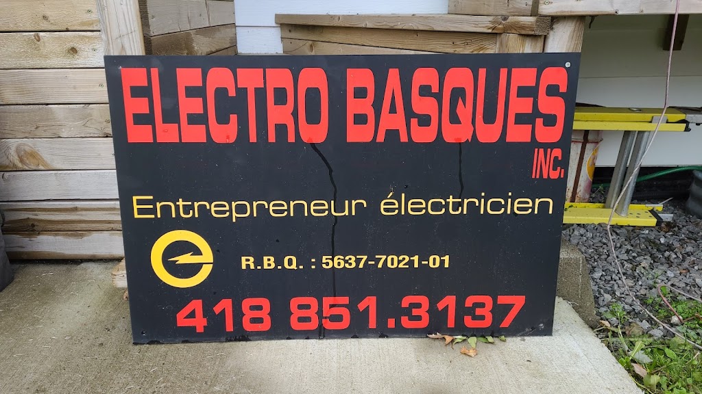 Electro Basques Inc | 31 Chem. de la Grève Fatima, Trois-Pistoles, QC G0L 4K0, Canada | Phone: (418) 851-3137