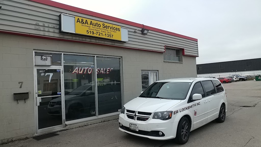 A&A Auto Services | 227 Manitou Dr #7, Kitchener, ON N2C 1L4, Canada | Phone: (519) 721-1357