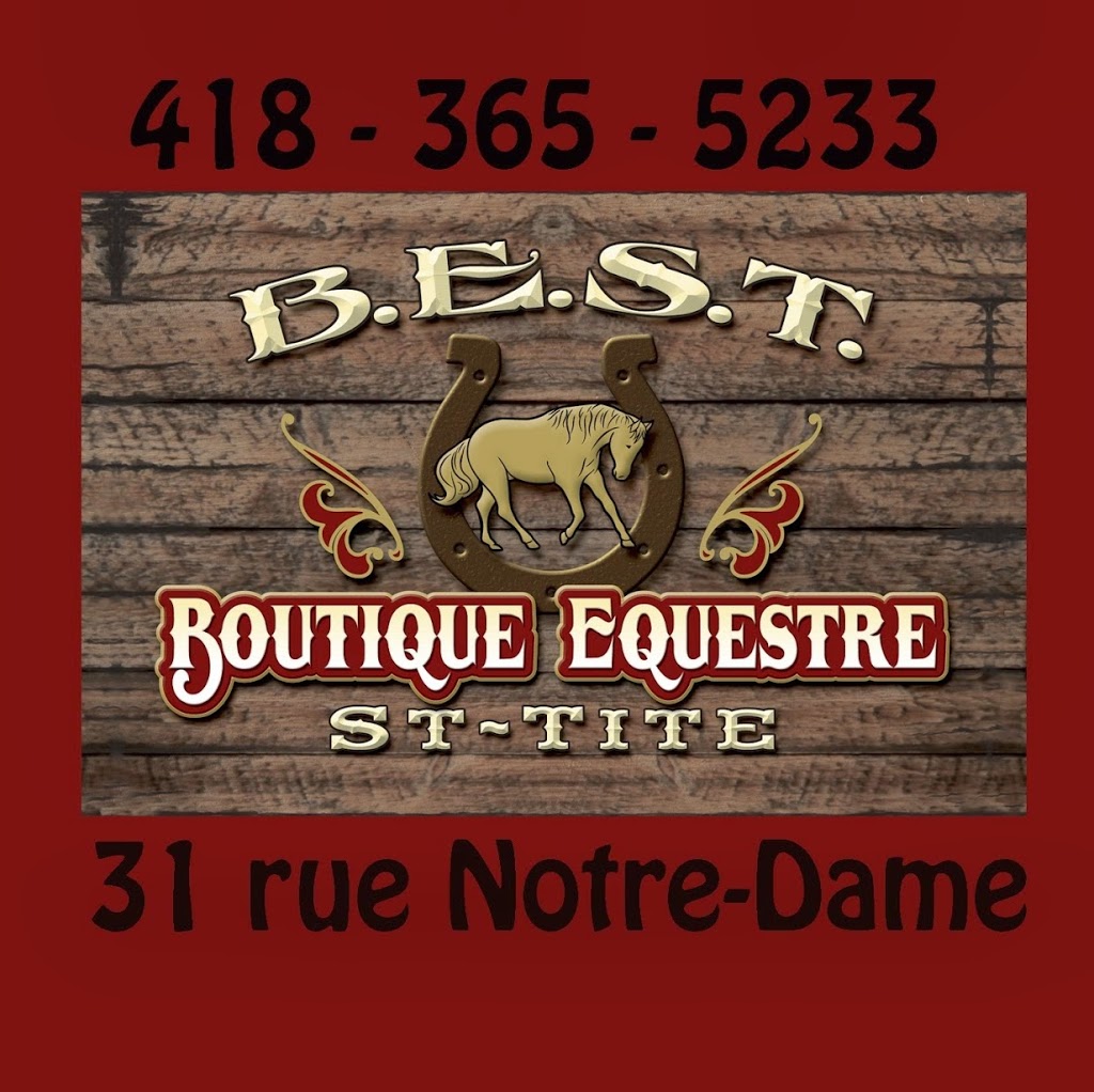 Boutique Equestre St-Tite | 31 Rue Notre Dame, Saint-Tite, QC G0X 3H0, Canada | Phone: (418) 365-5233