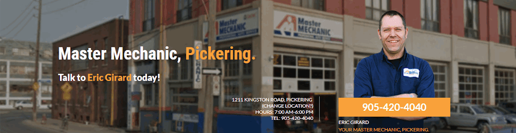 Master Mechanic Pickering | 1211 Kingston Rd, Pickering, ON L1V 1B5, Canada | Phone: (905) 420-4040