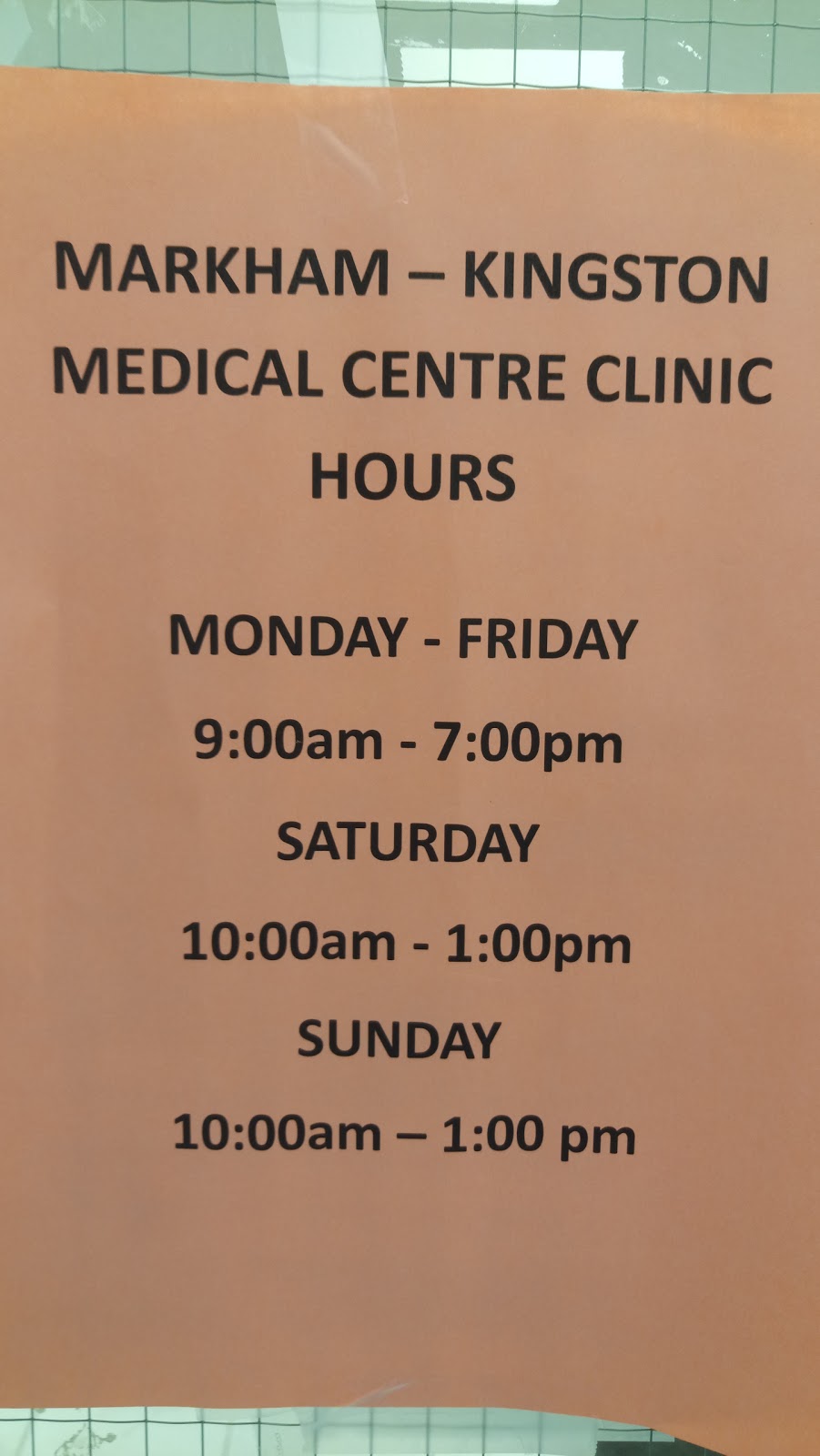 Markham Kingston Medical Centre | 3545 Kingston Rd, Scarborough, ON M1M 1R6, Canada | Phone: (416) 266-6600