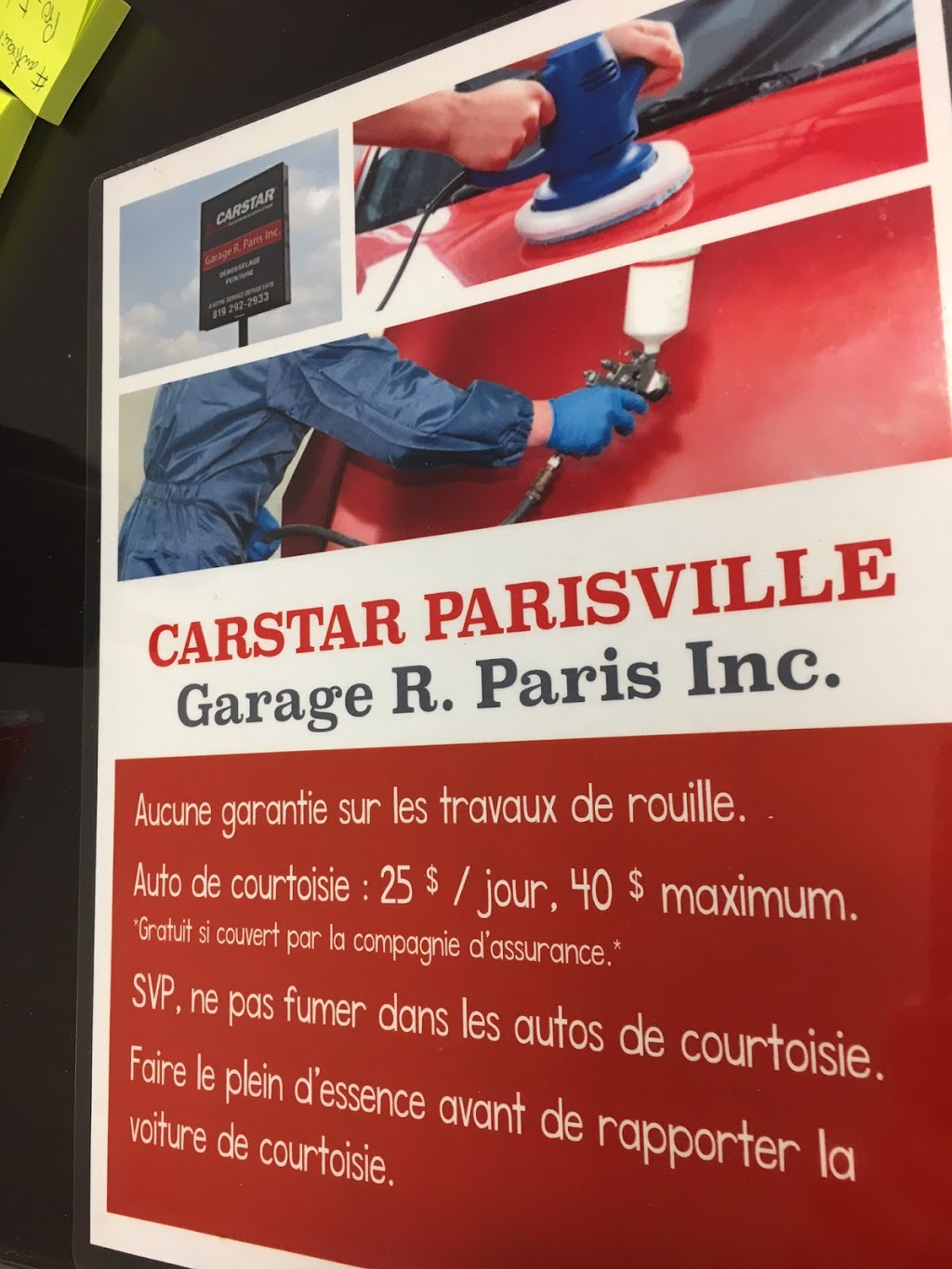 Garage R Paris Inc | 1057 QC-265, Parisville, QC G0S 1X0, Canada | Phone: (819) 292-2933