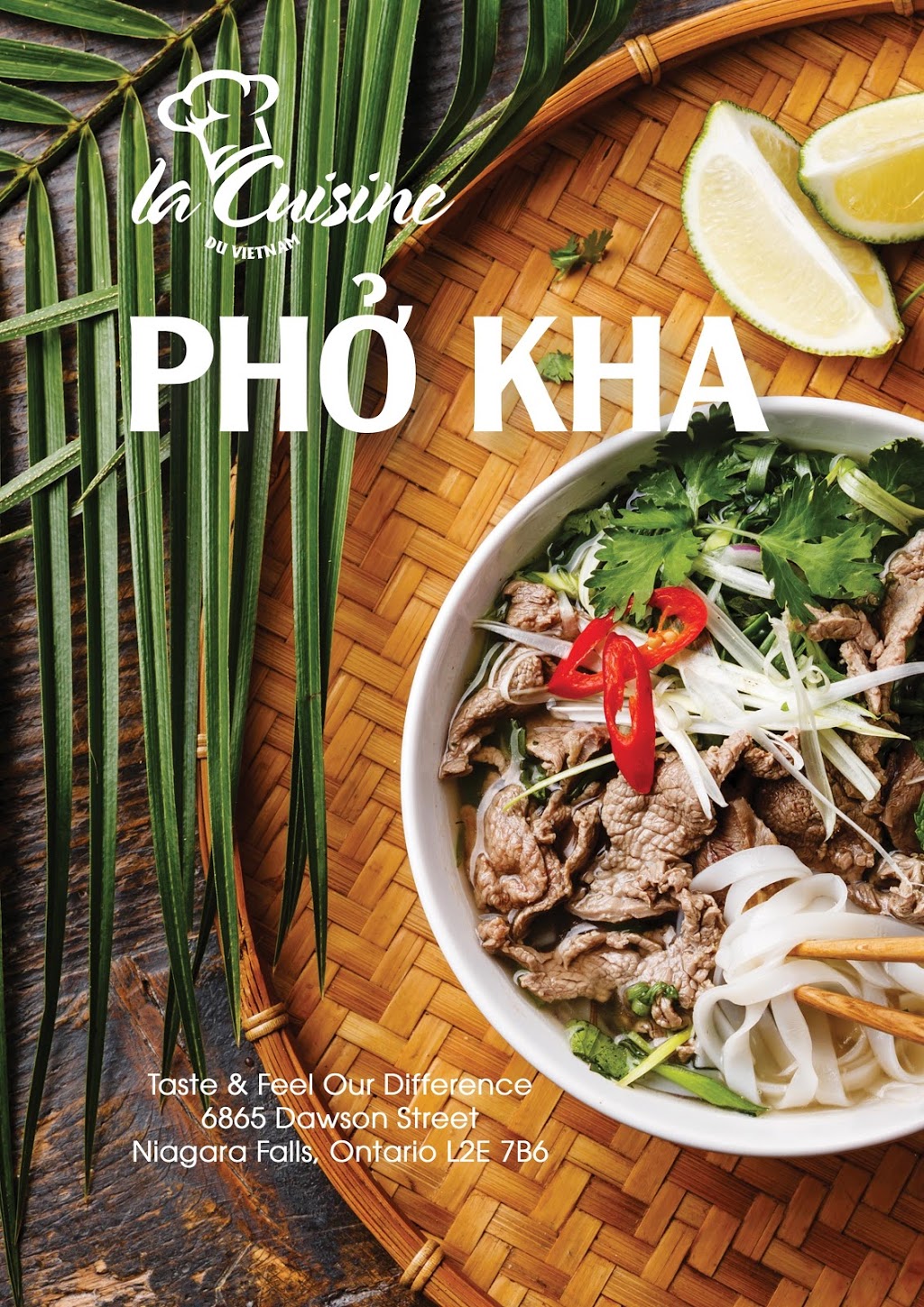 Pho Kha | 6865 Dawson St, Niagara Falls, ON L2E 7B6, Canada | Phone: (289) 296-0588