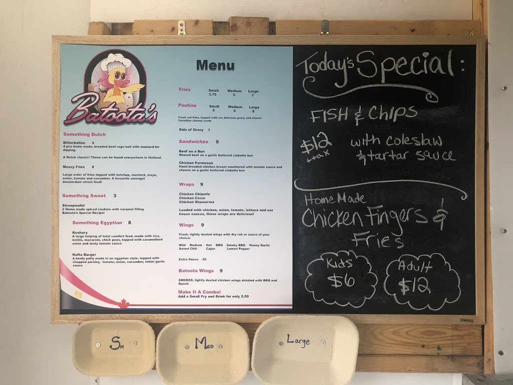 Batoota’s Food Truck | 381 Taunton Rd E, Oshawa, ON L1H 7K5, Canada | Phone: (905) 244-1404