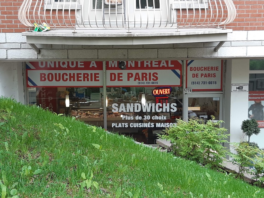 Boucherie de Paris | 5774 Avenue Decelles, Montréal, QC H3S 2C6, Canada | Phone: (514) 731-6615