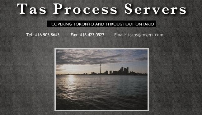 TAS Process Service | 160 Woodmount Ave, East York, ON M4C 3Z1, Canada | Phone: (416) 903-8643