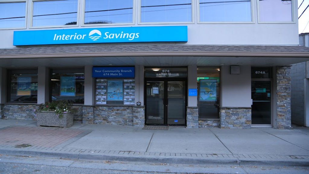 Interior Savings Credit Union | 674 Main St, Lillooet, BC V0K 1V0, Canada | Phone: (250) 256-4238