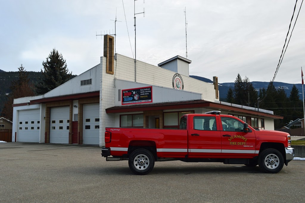 Sicamous Fire Dept | 701 Whitehead St, Sicamous, BC V0E 2V1, Canada | Phone: (250) 836-2271