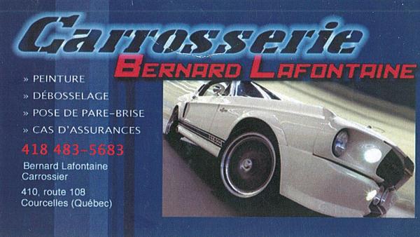 Carrosserie Bernard Lafontaine | 286 QC-108, Courcelles, QC G0M 1C0, Canada | Phone: (418) 483-5683