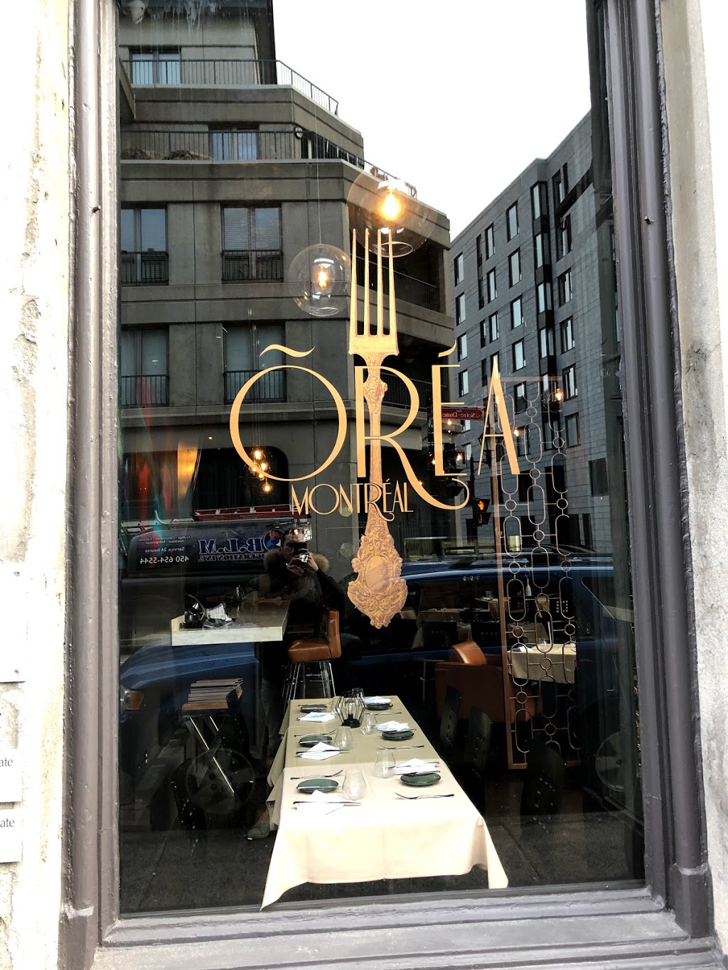 Ōrea restaurant | 400 Rue Notre-Dame Est, Montréal, QC H2Y 1C8, Canada | Phone: (514) 844-1001