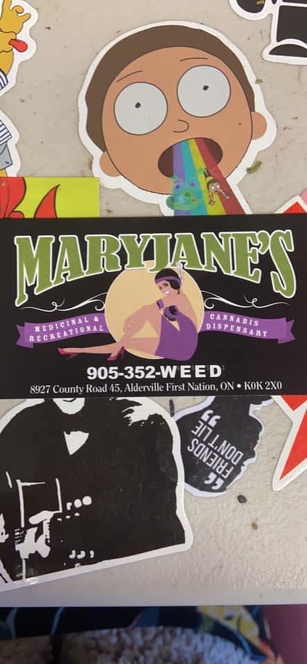 Mary Janes Dispensary | 8927 45, Roseneath, ON K0K 2X0, Canada | Phone: (905) 352-9333