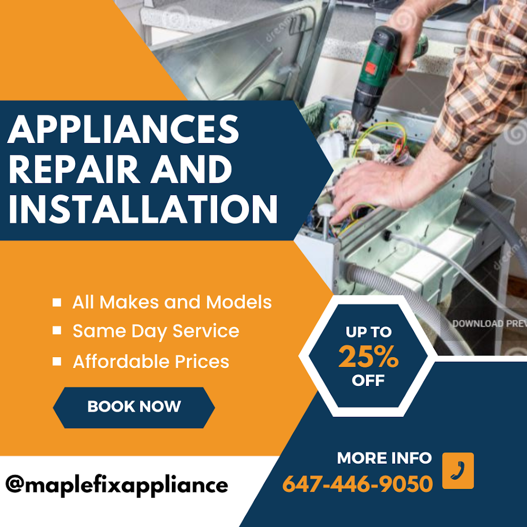 MFA Appliance Installation and Repairs | 10 Manor Gate, Barrie, ON L4N 8K6, Canada | Phone: (249) 359-9050