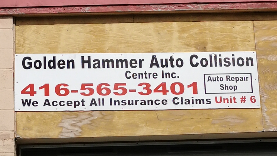 Golden Hammer Auto Collision Centre INC. | 1266 Martin Grove Rd unit #6, Etobicoke, ON M9W 4X3, Canada | Phone: (416) 565-3401