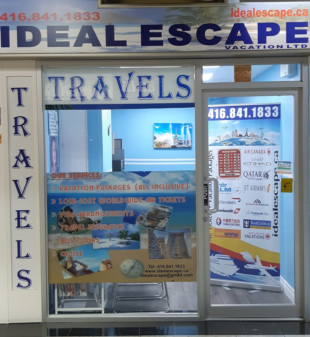 Ideal Escape Vacation Ltd. | 5215 Finch Ave E, Scarborough, ON M1S 4Z8, Canada | Phone: (416) 841-1833