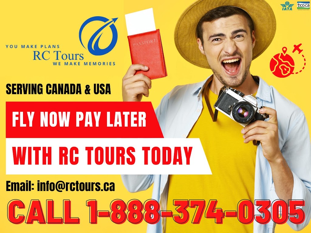 RC Tours | 3459 Sheppard Ave E #207, Scarborough, ON M1T 3K5, Canada | Phone: (647) 490-4650