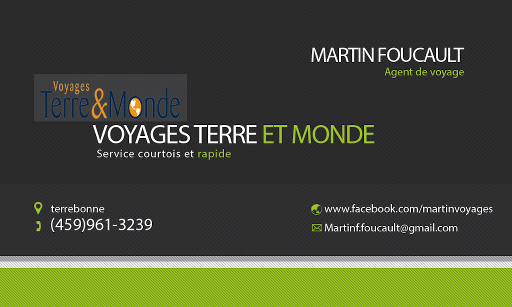 Martin Foucault Voyages, Club Med, Disney et Sud | 1690 Rue des Ardennes, Terrebonne, QC J6X 2M8, Canada | Phone: (514) 773-9584