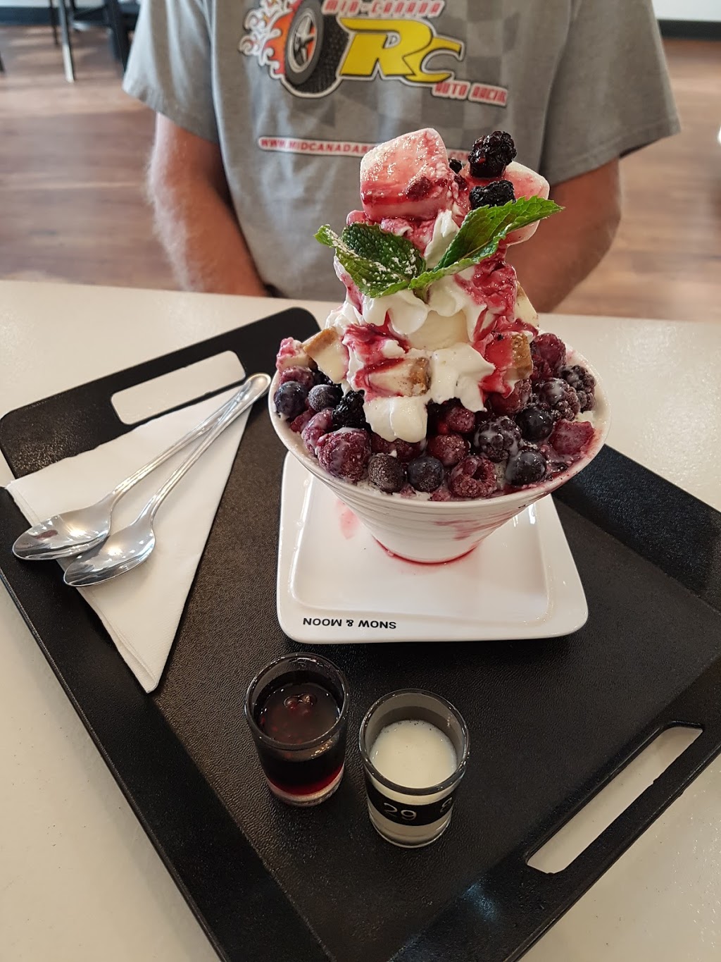 Snow & Moon Dessert Cafe | 1727 Kenaston Blvd #5, Winnipeg, MB R3Y 1V5, Canada | Phone: (204) 309-0606