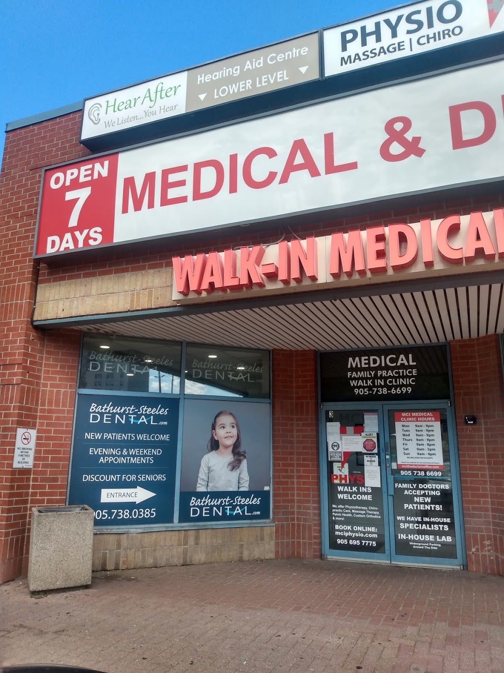 MCI The Doctors Office Main Exchange | 800 Steeles Ave W, Thornhill, ON L4J 7L2, Canada | Phone: (905) 738-6699